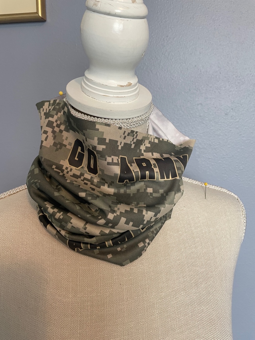 "Go Army"  Camo Neck Gaiter OS